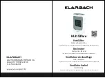 KLARBACH HL31537we Instruction Manual предпросмотр