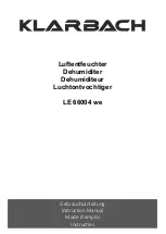 KLARBACH LE 66004 we Instruction Manual предпросмотр