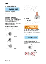 Предварительный просмотр 10 страницы KLARBACH VS 36001 CH Instruction Manual