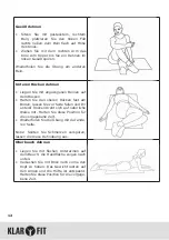 Предварительный просмотр 12 страницы Klarfit 10006714 Manual