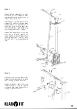 Предварительный просмотр 34 страницы Klarfit 10021819 Manual