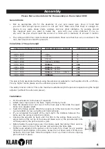 Preview for 6 page of Klarfit 10023091 Manual