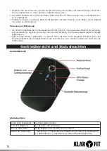 Preview for 3 page of Klarfit 10026910 Manual