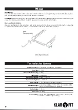 Preview for 9 page of Klarfit Pacemaker FX5 Manual