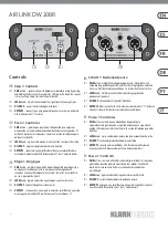 Klark Teknik AIR LINK DW 20BR Manual предпросмотр