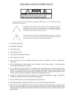 Предварительный просмотр 3 страницы Klark Teknik DN370 Operator'S Manual