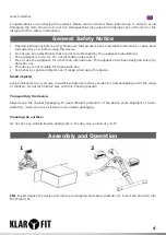 Preview for 4 page of KLAROFIT Spinmin PRO 10030856 Manual