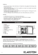 Предварительный просмотр 3 страницы Klarstein 10003469 Manual