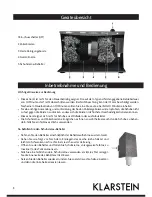 Preview for 3 page of Klarstein 10004346 Use And Operation