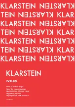 Preview for 1 page of Klarstein 10007545 Manual