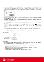 Preview for 6 page of Klarstein 10009785 User Manual