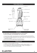 Предварительный просмотр 6 страницы Klarstein 10012875 Manual