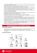 Предварительный просмотр 4 страницы Klarstein 10021682 Manual