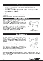 Предварительный просмотр 5 страницы Klarstein 10024131 Manual