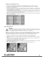 Preview for 8 page of Klarstein 10027045 User Manual