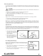 Предварительный просмотр 10 страницы Klarstein 10027045 User Manual