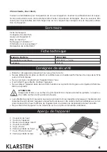 Предварительный просмотр 6 страницы Klarstein 10027400 Manual