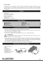 Предварительный просмотр 8 страницы Klarstein 10027400 Manual