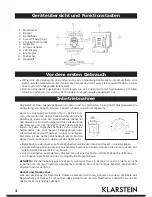 Preview for 3 page of Klarstein 10027585 User Manual