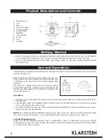 Preview for 7 page of Klarstein 10027585 User Manual