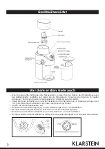 Preview for 3 page of Klarstein 10027691 Manual