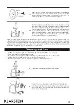 Предварительный просмотр 12 страницы Klarstein 10028001 Manual