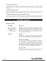 Preview for 23 page of Klarstein 10028043 User Manual