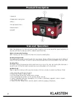 Предварительный просмотр 7 страницы Klarstein 10028297 User Manual