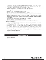 Preview for 3 page of Klarstein 10028436 User Manual