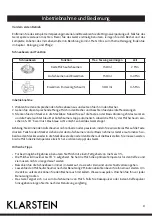 Preview for 4 page of Klarstein 10028913 Manual