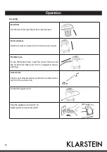 Предварительный просмотр 13 страницы Klarstein 10029182 User Manual