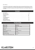 Preview for 8 page of Klarstein 10029463 Manual