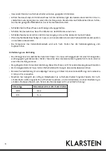 Preview for 9 page of Klarstein 10029706 Installation Manual