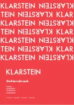 Предварительный просмотр 1 страницы Klarstein 10029787 Manual