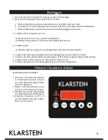 Preview for 22 page of Klarstein 10030000 Manual