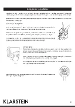 Предварительный просмотр 44 страницы Klarstein 10030152 Manual