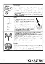 Предварительный просмотр 51 страницы Klarstein 10030152 Manual