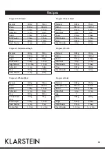 Preview for 26 page of Klarstein 10030774 Instruction Manual