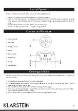 Предварительный просмотр 10 страницы Klarstein 10030979 Manual