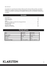 Preview for 14 page of Klarstein 10031337 Manual