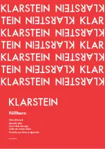 Preview for 1 page of Klarstein 10031651 Manual