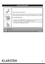 Preview for 10 page of Klarstein 10031667 Instruction Manual