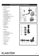 Preview for 16 page of Klarstein 10031667 Instruction Manual