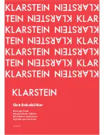 Preview for 1 page of Klarstein 10031693 Manual