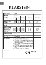 Предварительный просмотр 152 страницы Klarstein 10032580 Instruction Manual