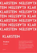 Предварительный просмотр 1 страницы Klarstein 10032775 Manual