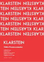 Klarstein 10034528 Manual preview