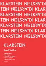 Preview for 1 page of Klarstein 10034575 Manual