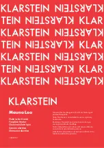 Preview for 1 page of Klarstein 10035167 Manual