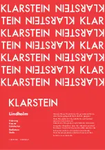 Preview for 1 page of Klarstein 10035362 Manual